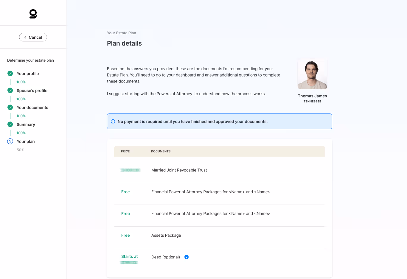 Estate Guru platform interface