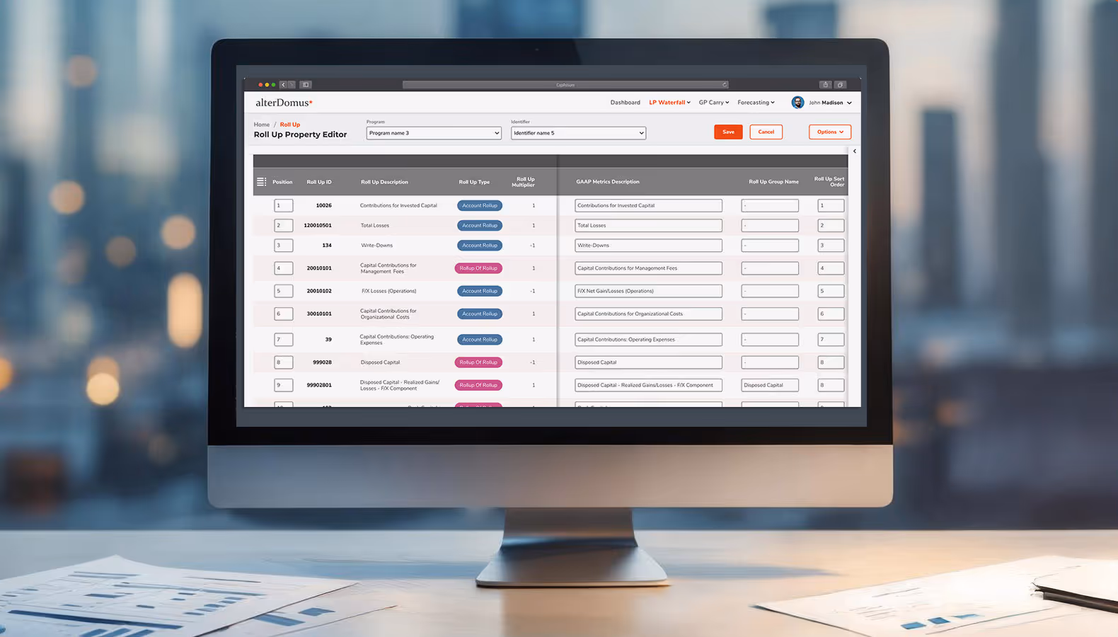 A screen from the redesigned CapAssure platform