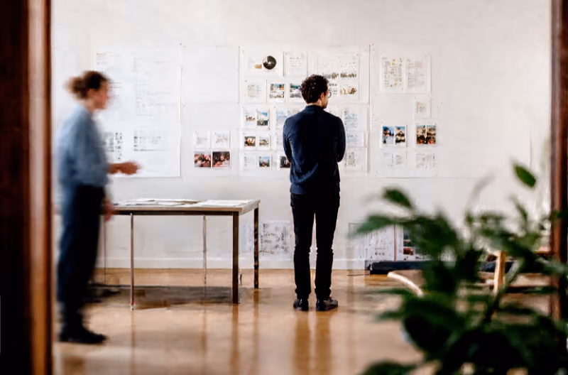 presenting designs to a leadership team