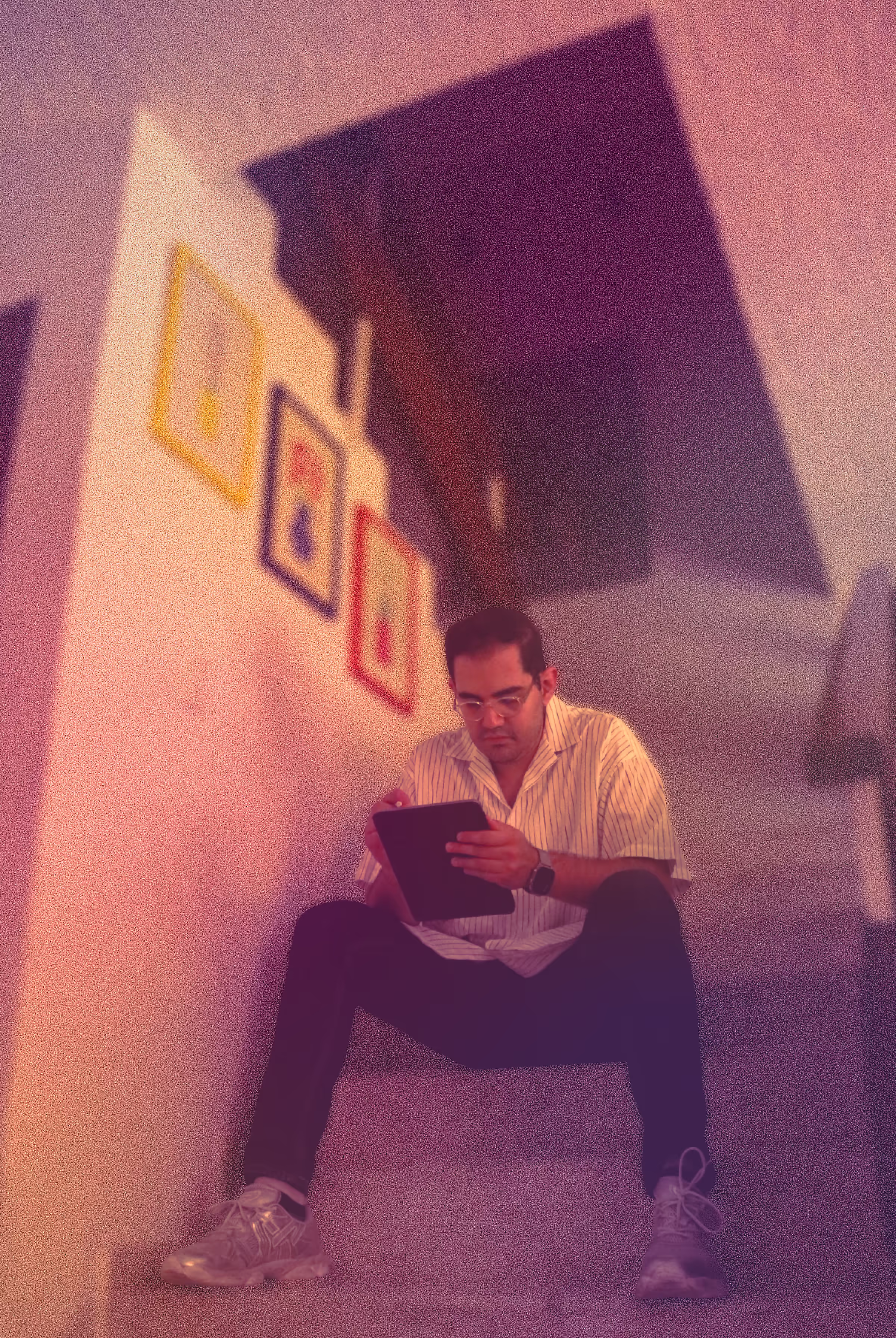 A photo me working