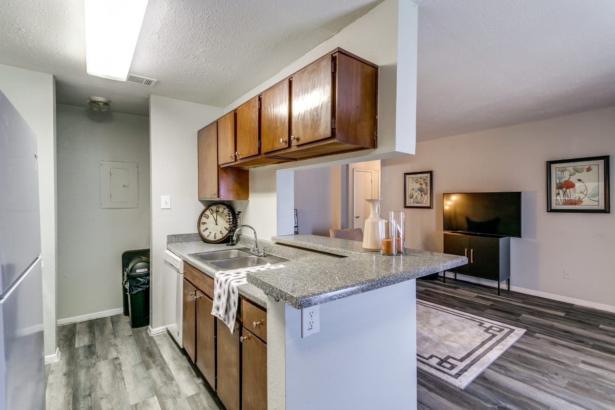 Kitchen with island