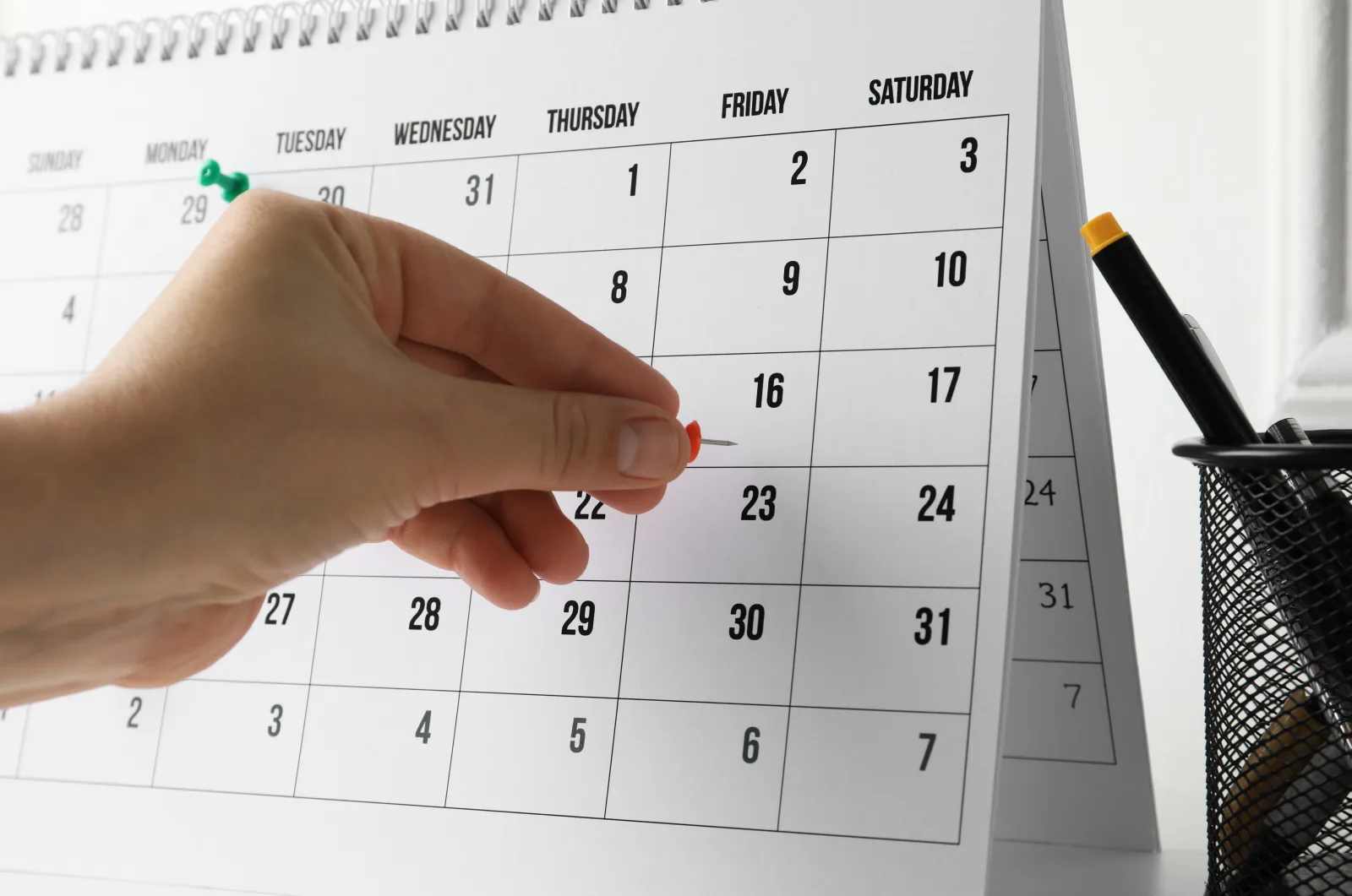 Calendar and documents