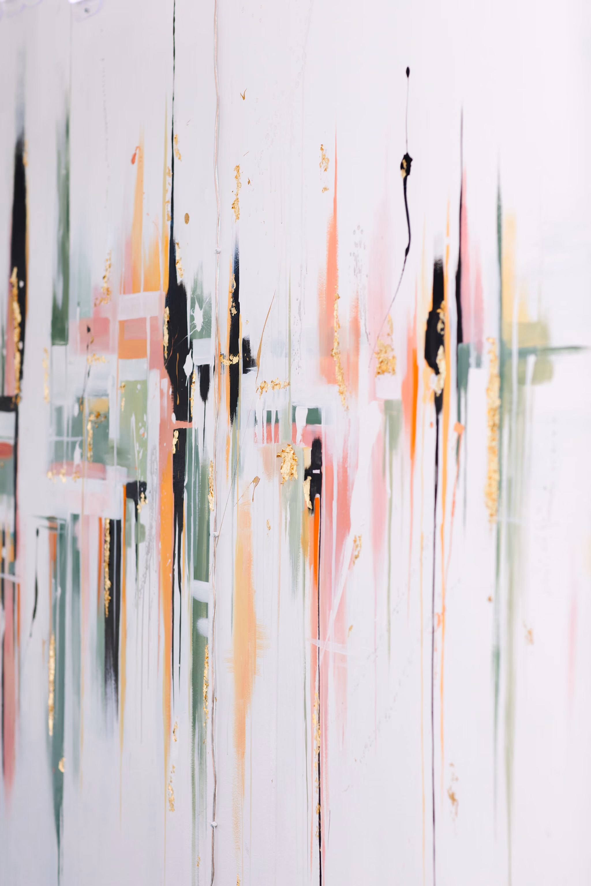 A decorative painting on the wall.