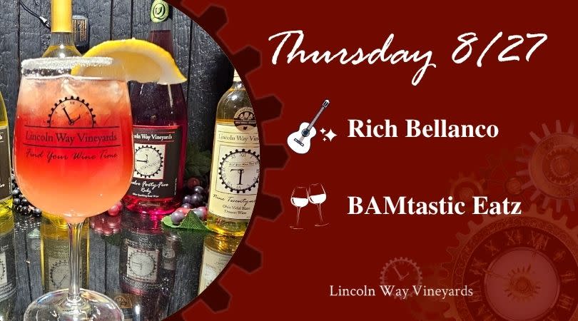 Thursday Night Escape with Rich Bellanco and BAMtastic Eatz