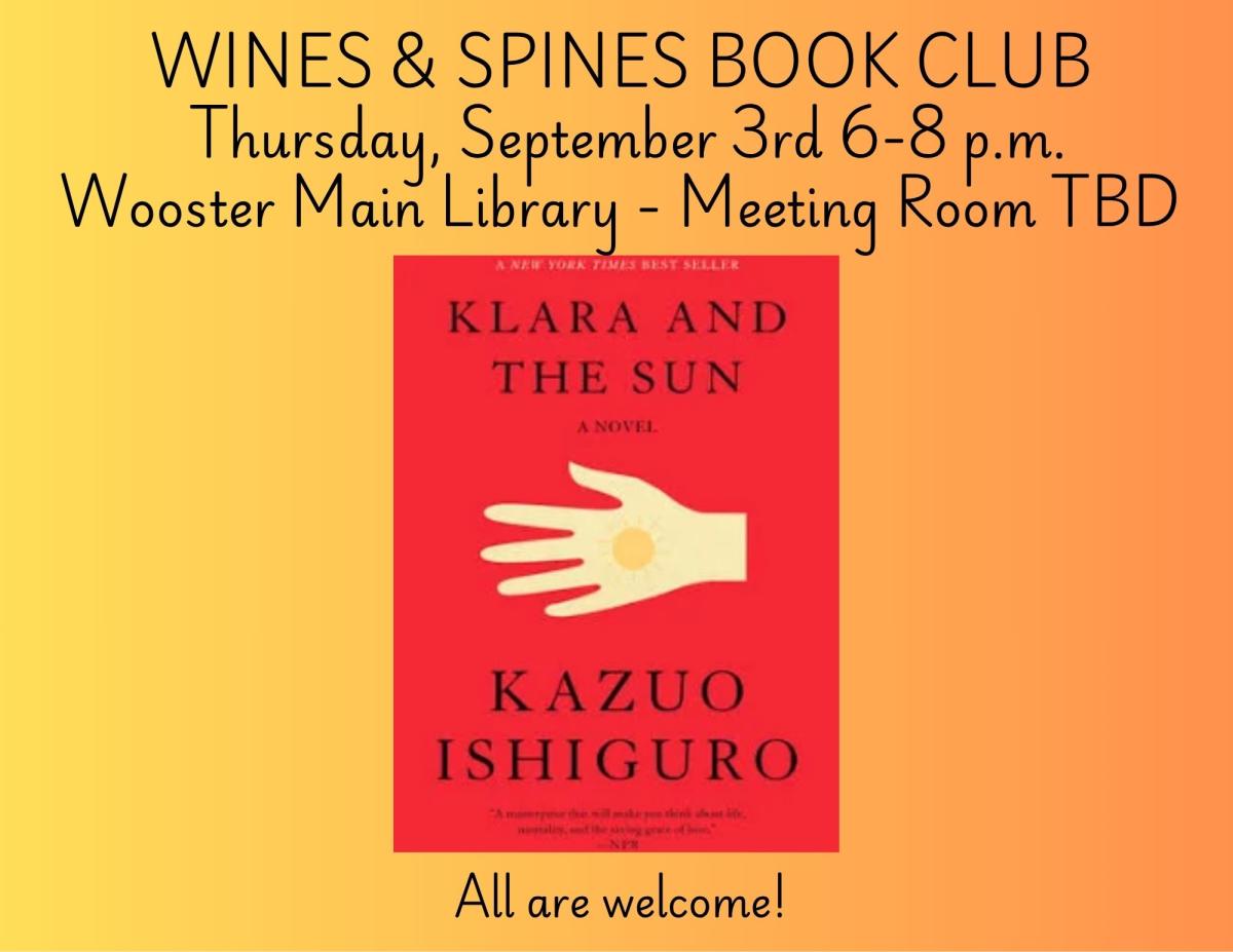 Wines and Spines Book Club September Gathering