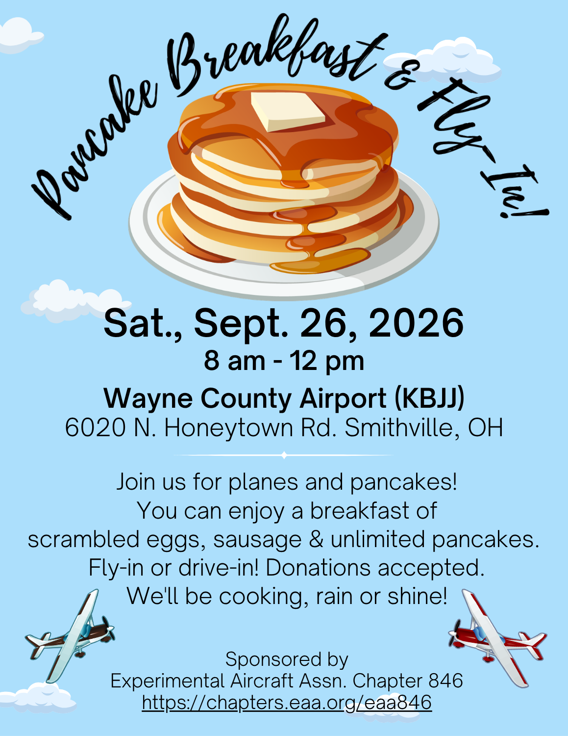 Fly-In & Pancake Breakfast