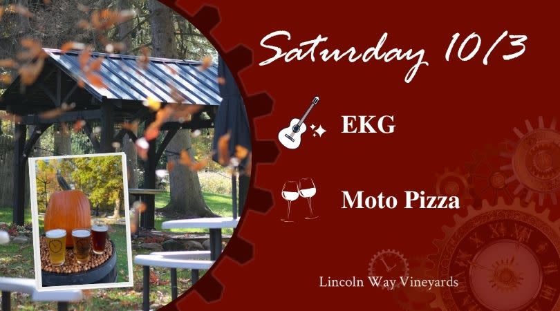 Saturday Tunes and Food with EKG and Moto Pizza