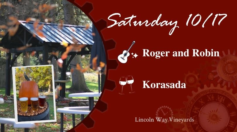 Saturday Tunes and Food with Roger & Robin and Korasada