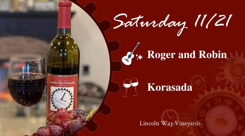 Saturday Tunes and Food with Roger ’N Robin and Korasada