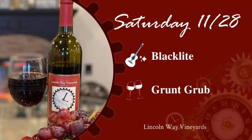 Saturday Tunes and Food with Backlite and Grunt Grub