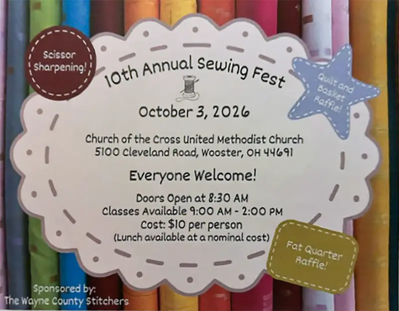 Wayne County Stitchers Sewing Fest