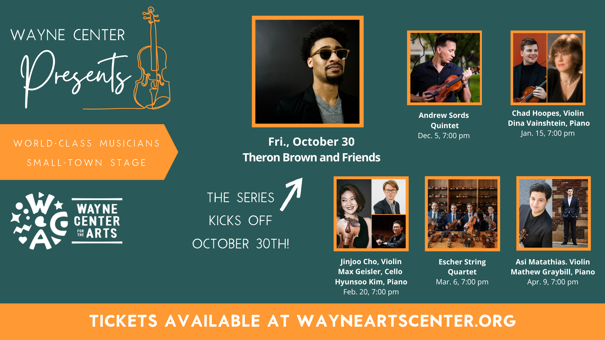 Wayne Center Presents: Theron Brown and Friends