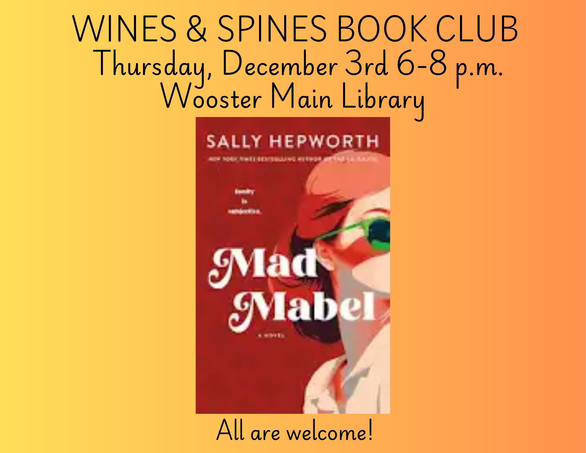 Wines and Spines December Book Club