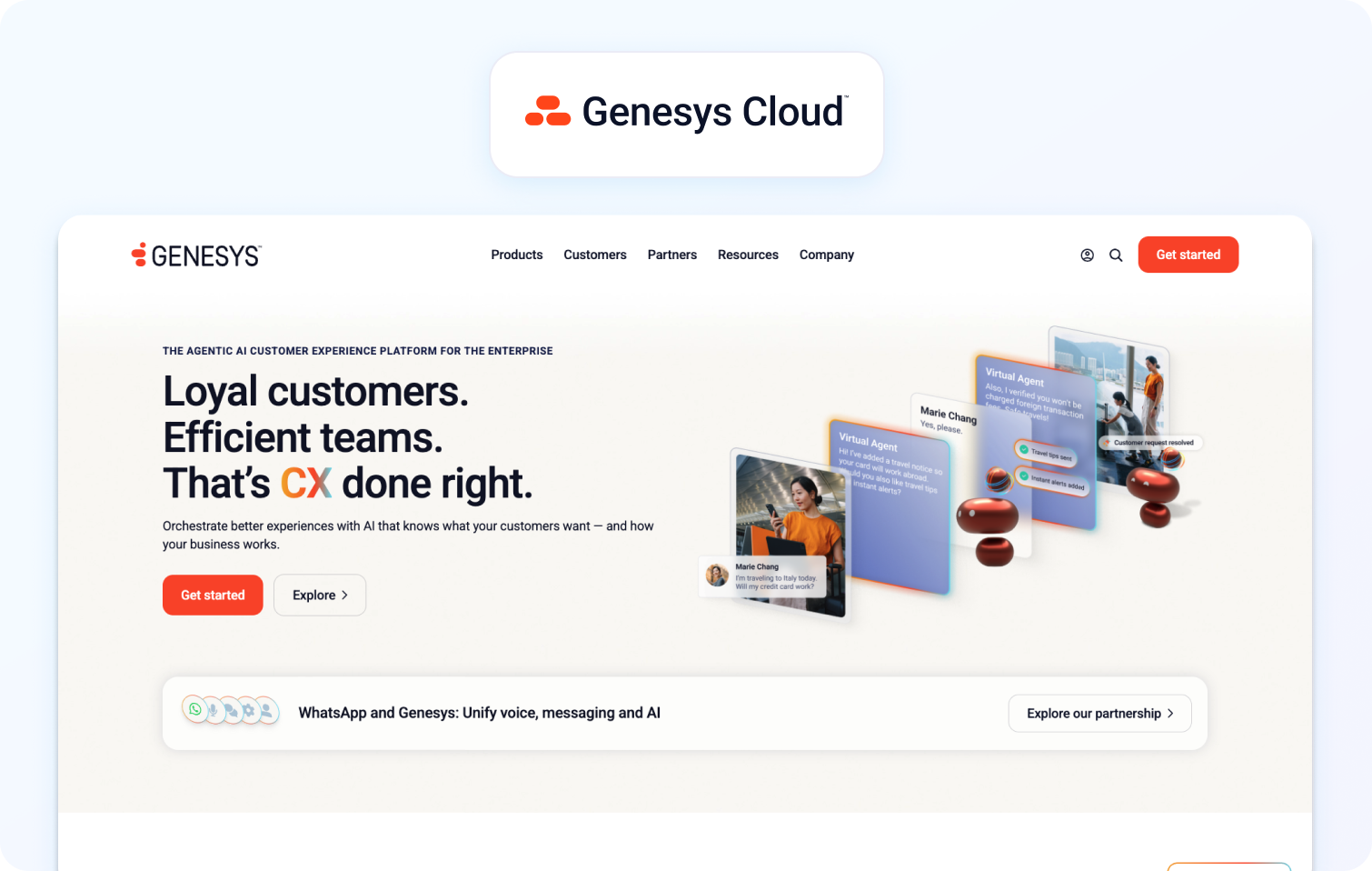 genesys cloud qa homepage
