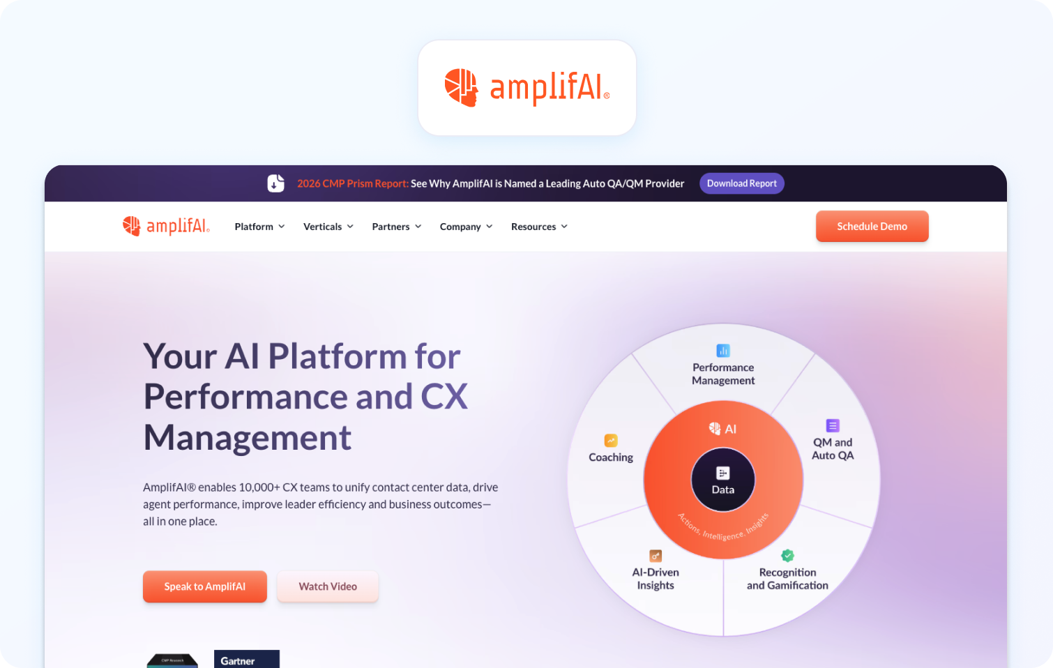 amplif ai homepage