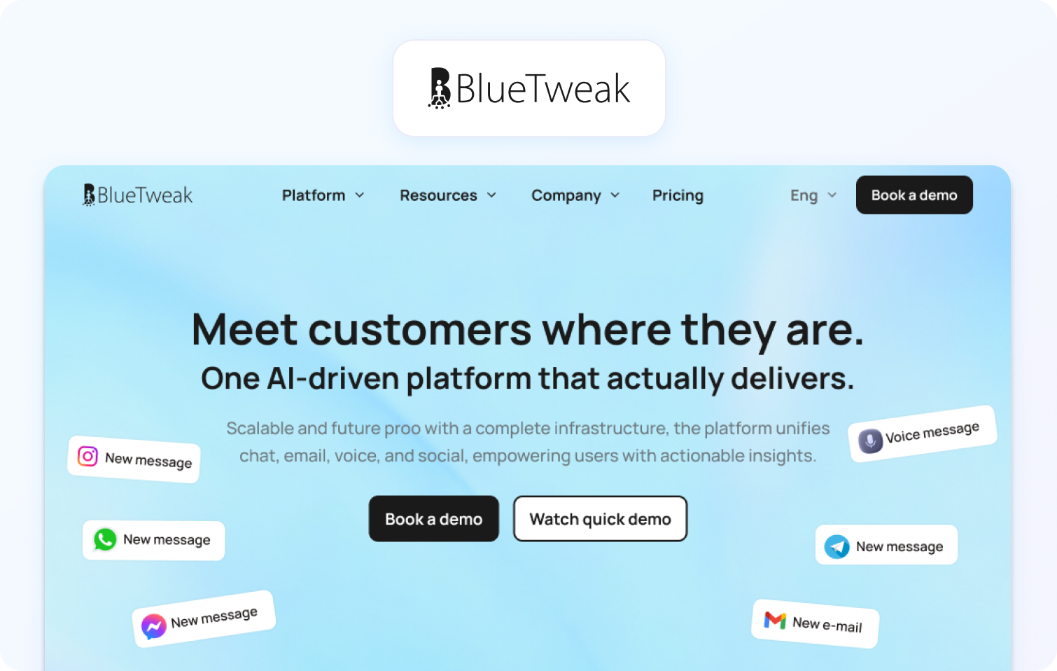 bluetweak homepage