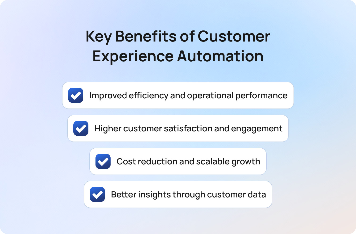 Key Benefits of Customer Experience Automation