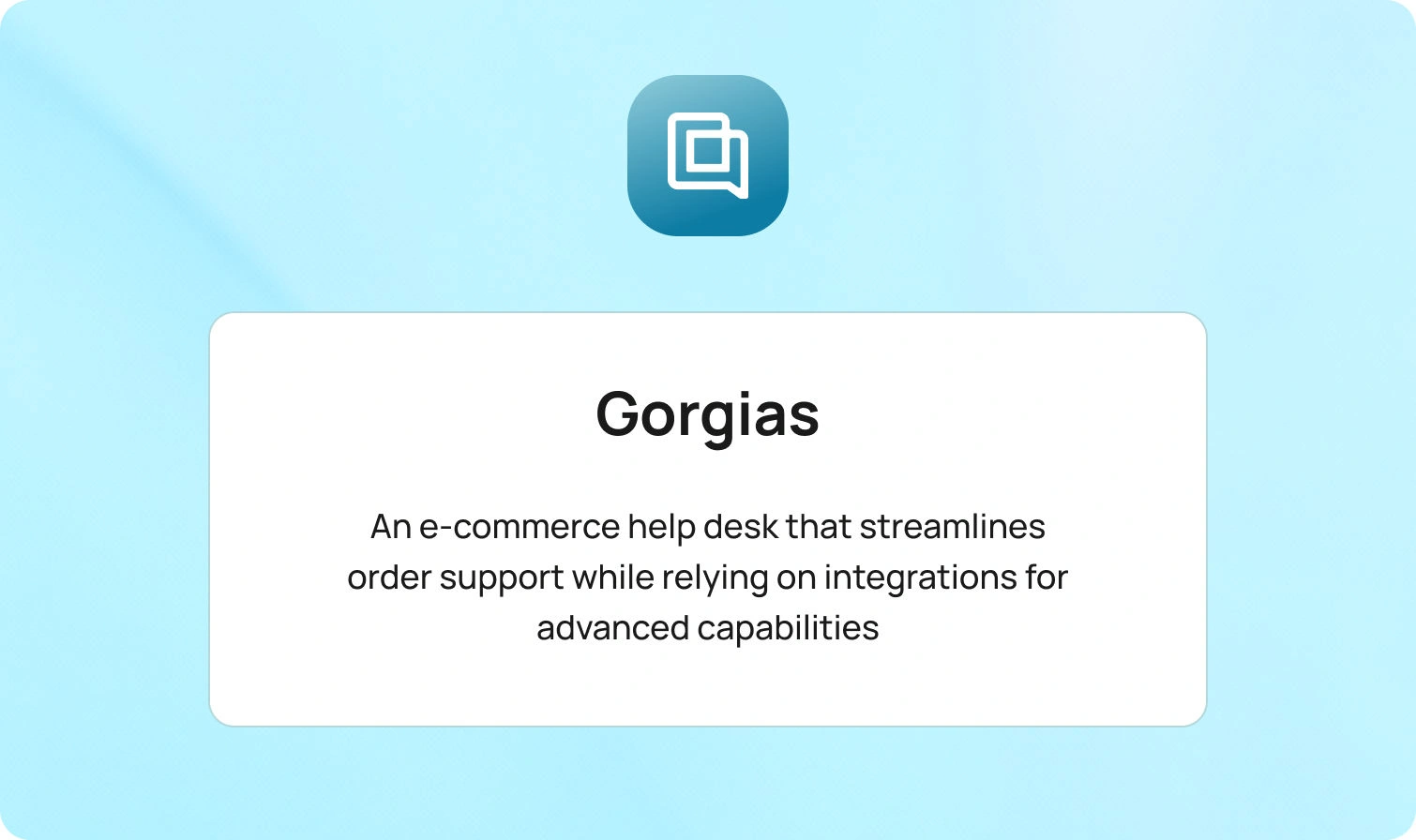 What Is Gorgias