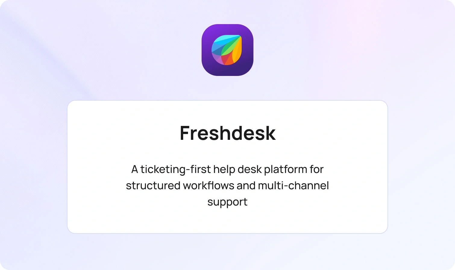 What is Freshdesk