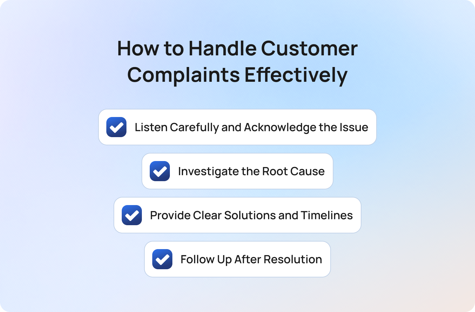 how to handle customer complaints effectively