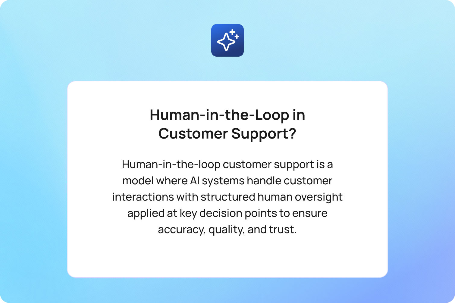 What Is Human-in-the-Loop (HITL) in Customer Support?