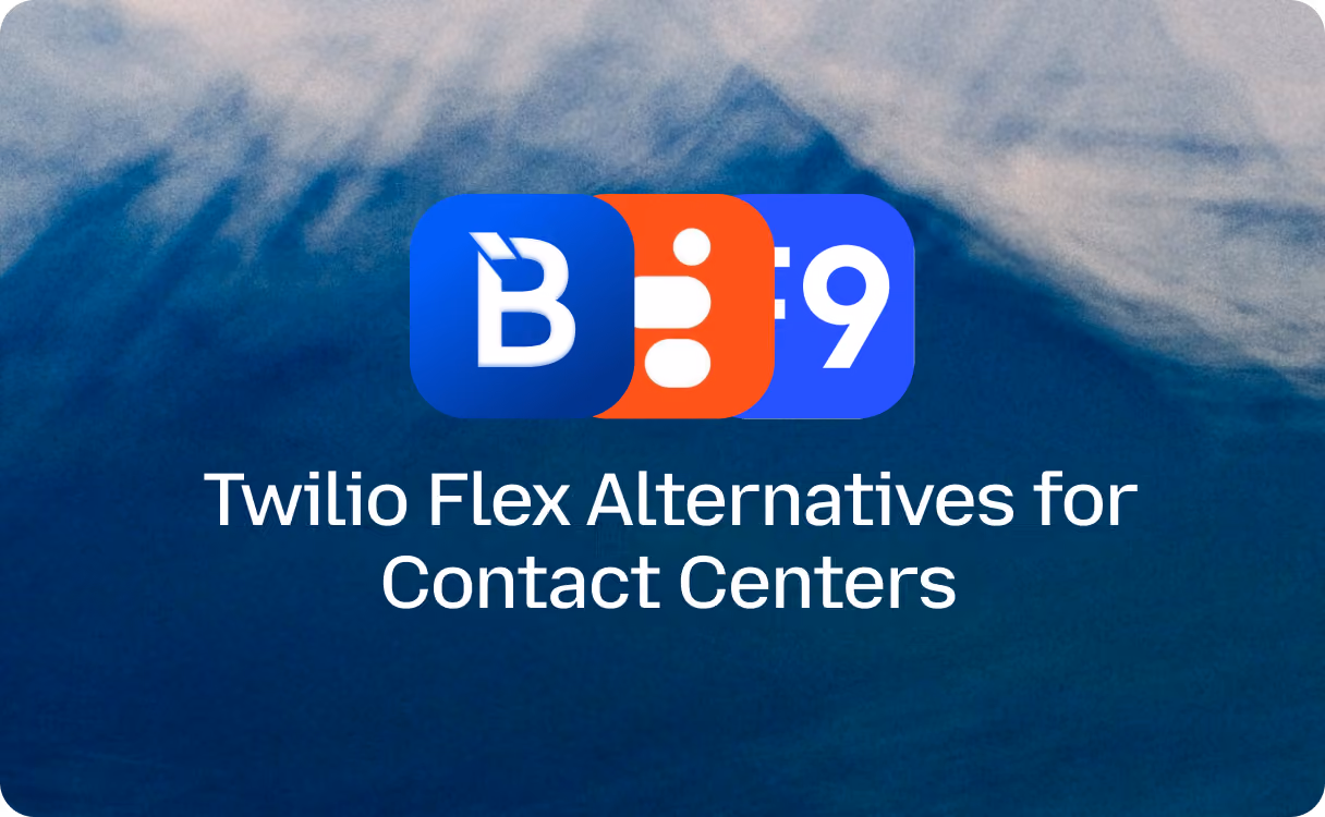 Comparison of Twilio Flex alternative platforms for contact centers