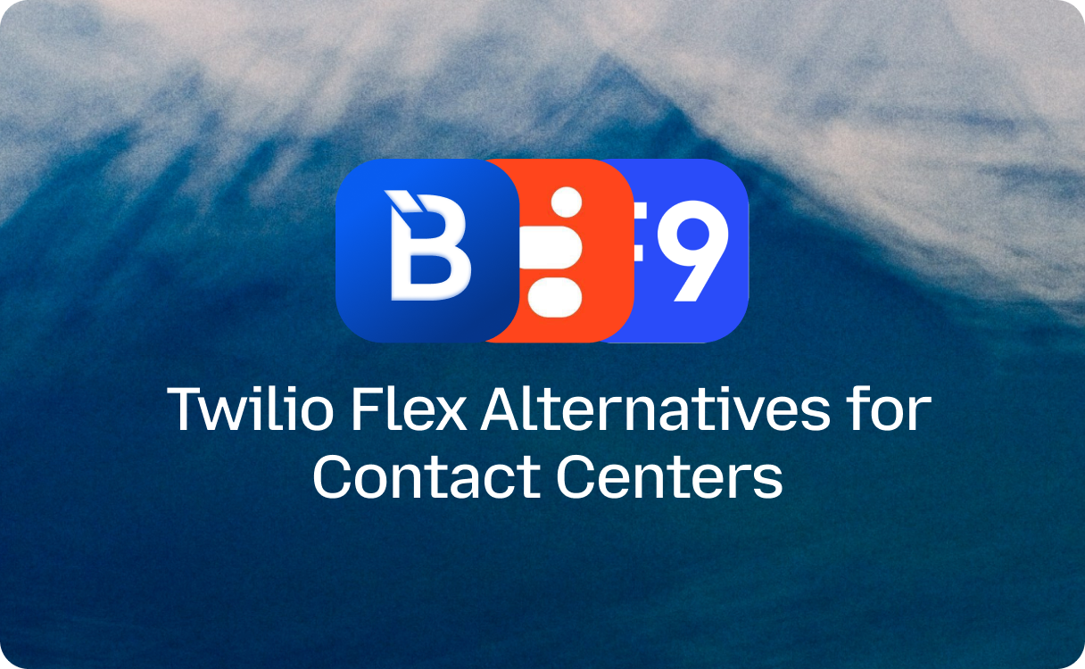 Comparison of Twilio Flex alternative platforms for contact centers
