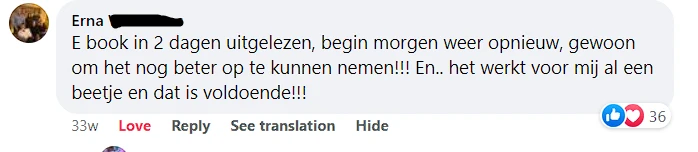 A screenshot of a 5-star review
