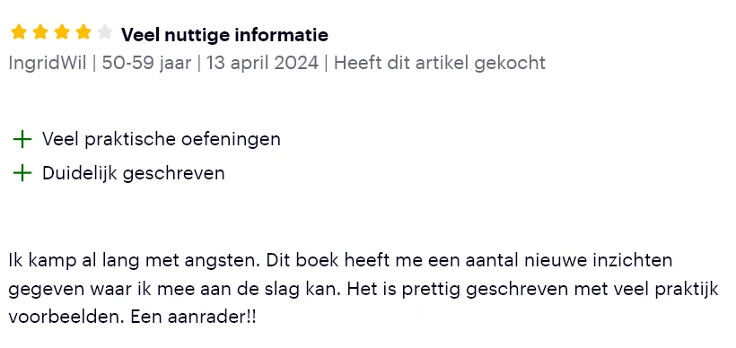 A screenshot of a 5-star review