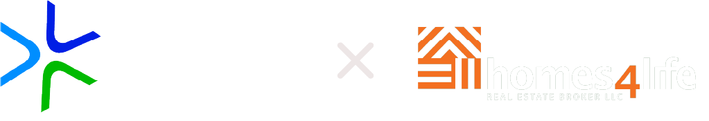 Collaboration Logo representing MS group and Homes 4 life 
