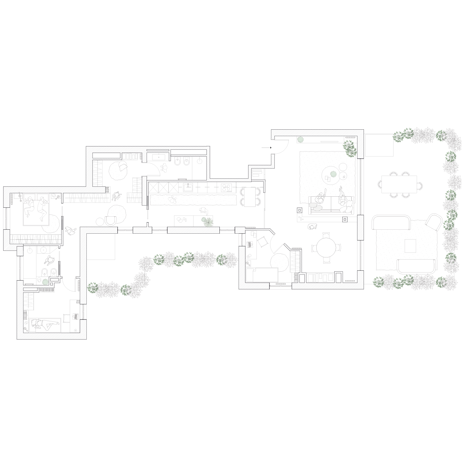 Piantina progetto di architettura De Architects