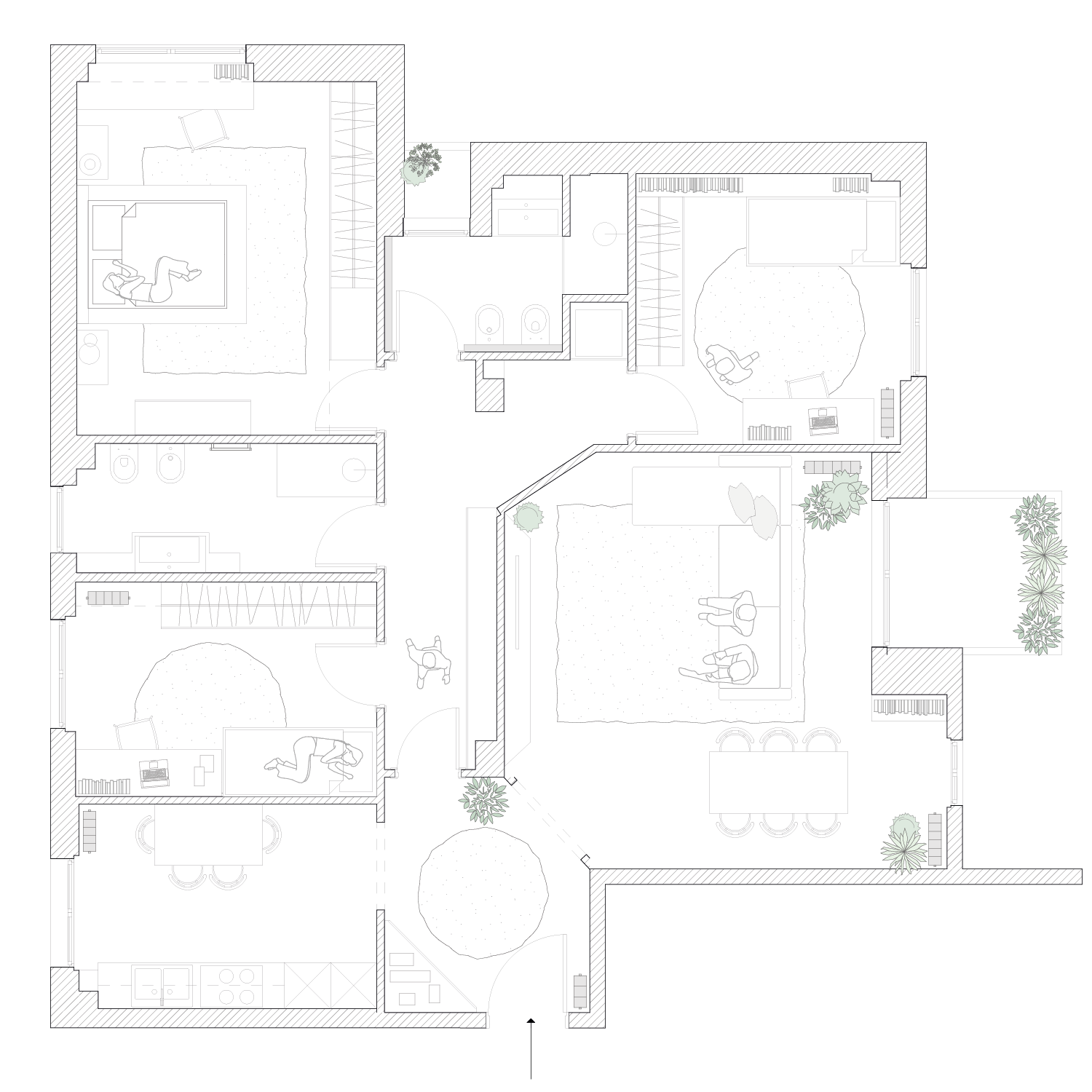 Piantina progetto di architettura De Architects