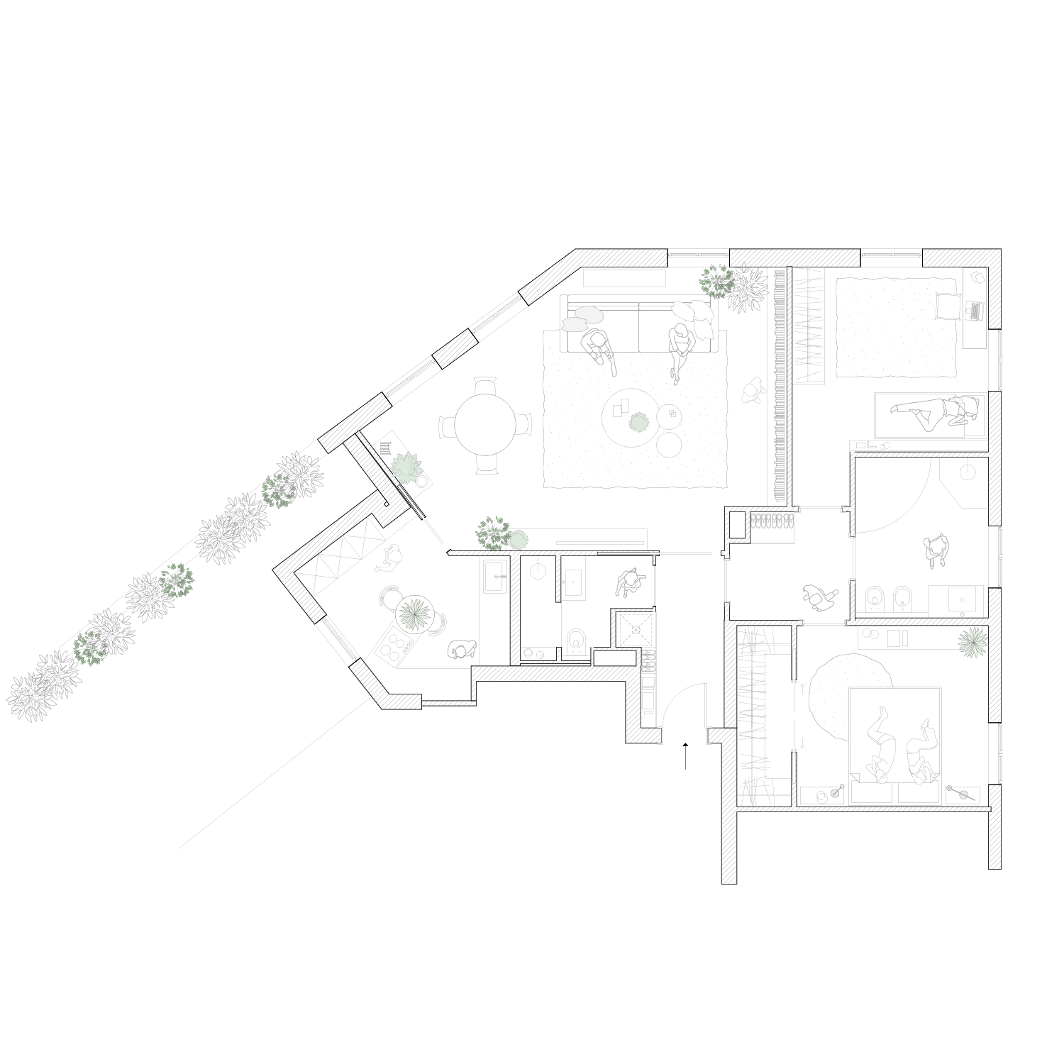 Piantina progetto di architettura De Architects