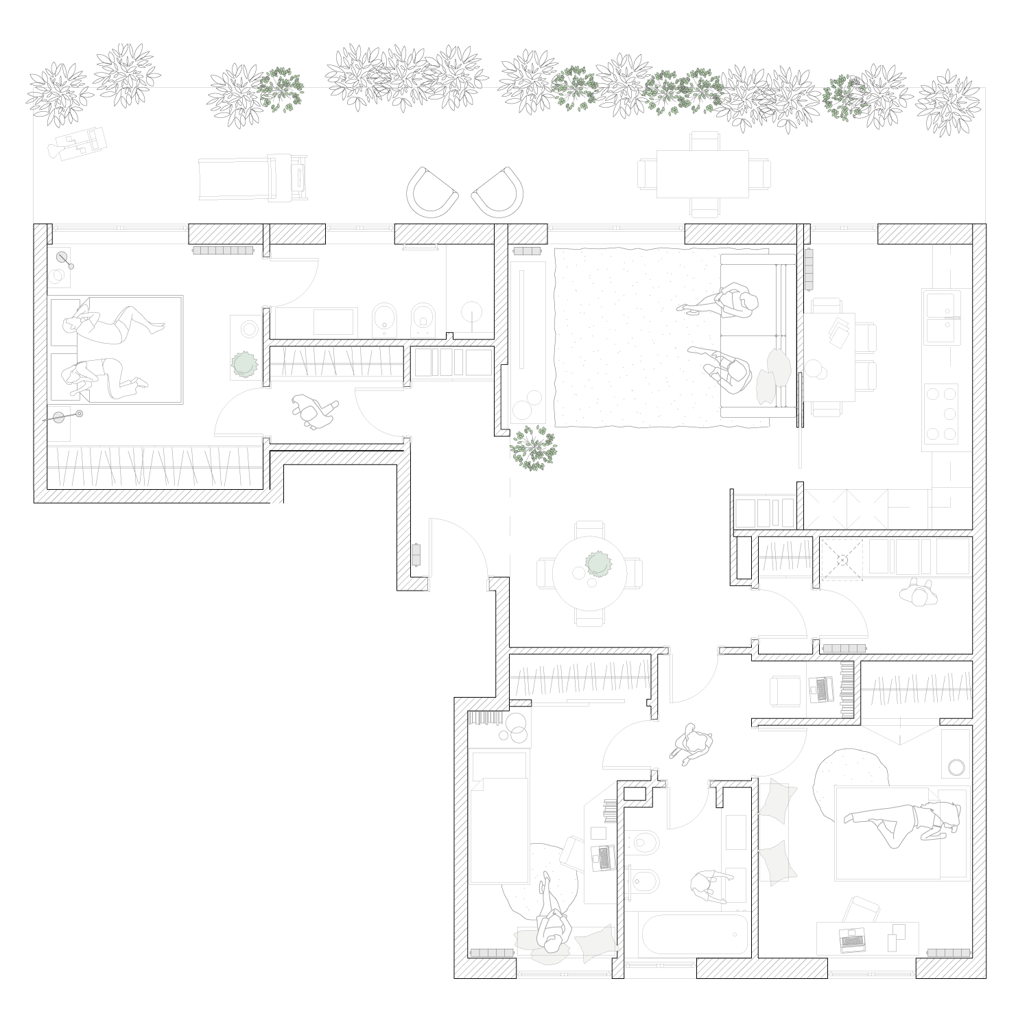Piantina progetto di architettura De Architects