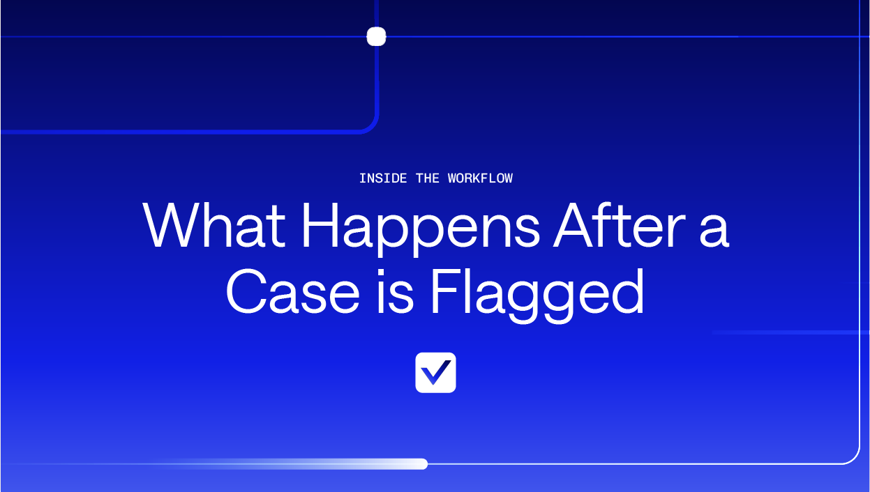 Inside the Workflow : What Happens After a Case is flagged