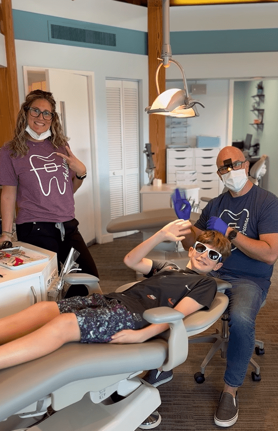 Dr. Freeman With Kids