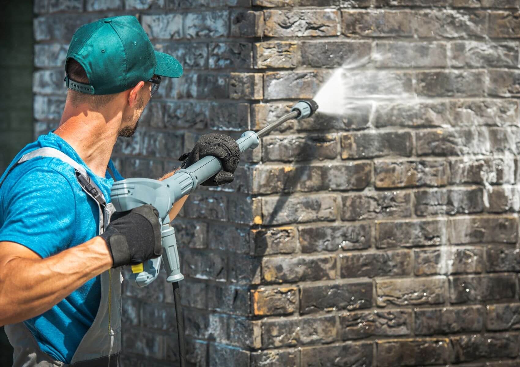 House Brick Wall Washing