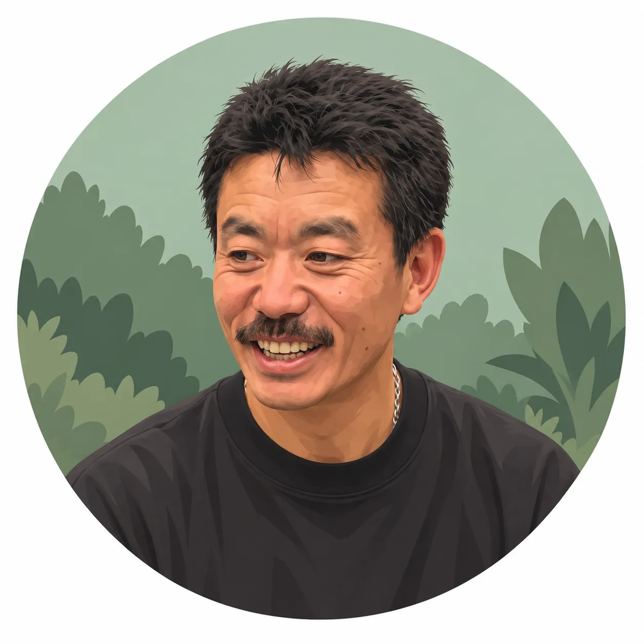 Portret van Tsadhey Woepy, Voorman bij Upperbloom