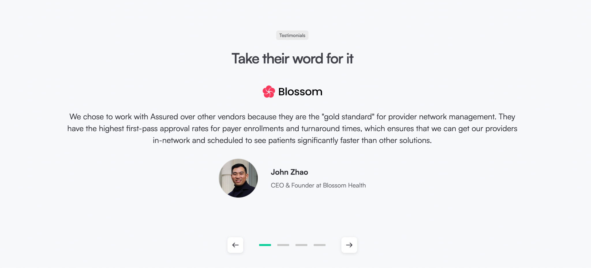 Bossom testimony