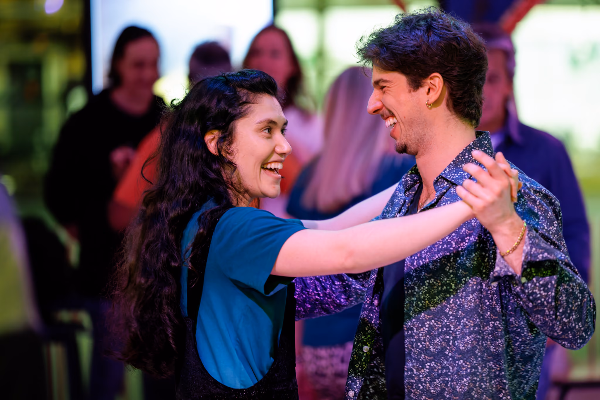 Social dances at the festival photo
