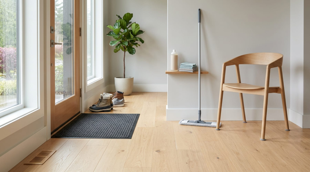 clean house entrance 