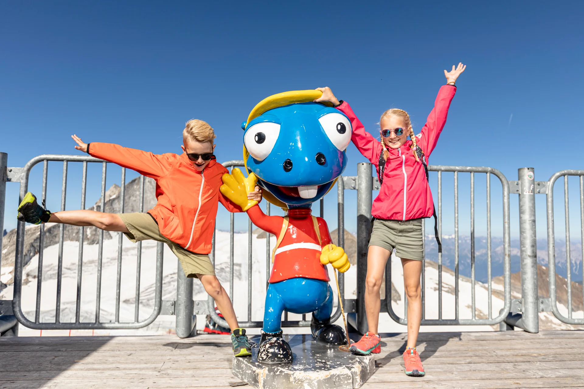 Familienwanderung im Tuxertal im Sommer