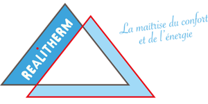 Logo Realitherm — chauffage, climatisation, ventilation, sanitaires en Seine-et-Marne (77)