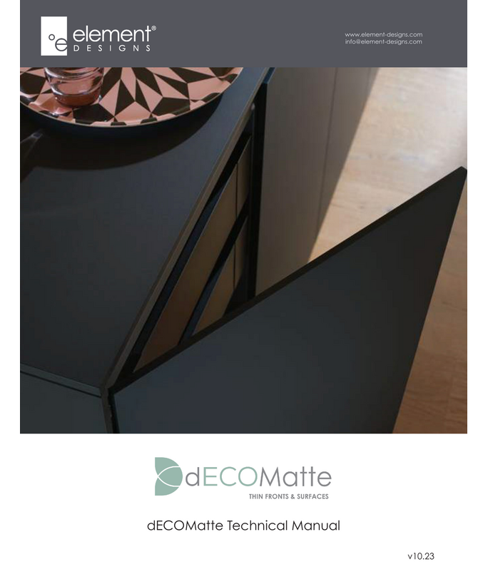 dECOMatte Thin Fronts & Surfaces v10.23