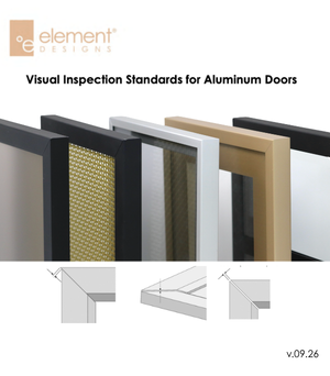 Visual Inspection Standards for Aluminum Doors