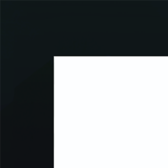 Low-Iron Clear with Black Border