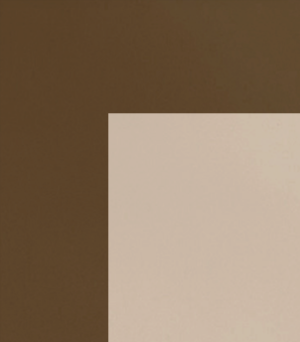 Bronze Clear with White Border
