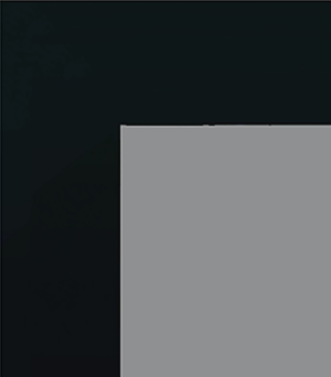 Grey Clear with Black Border