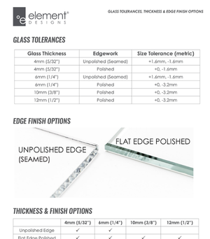 Glass Tolerances Charts v8.26