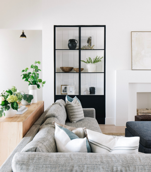 Balanced Transitional Living Space